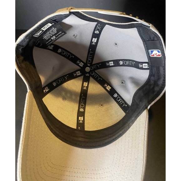 New Era 9Forty Los Angeles Lakers Snapback Hat Silver Logo NBA Basketball - Picture 7 of 7